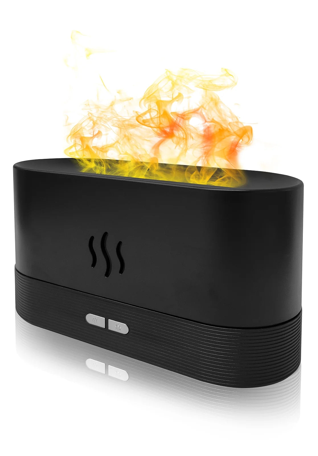 Humidy Flame Designer Home Humidifier and Diffuser with Flame-Light LED Effect