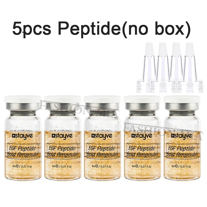 Stayve Peptide Gold Ampoule Skin Booster Crosslinked Hyaluronic Acid Facial Essence Whitening Moisturize Rejuvenating Skin Care