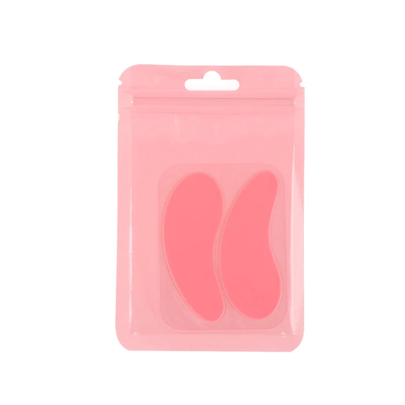 1Pair Reusable Eyelash Pads Silicone Stripe Lash Lift Eyelash Extension Eye Hydrogel Patches Under Eye Gel Patch Makeup Tools