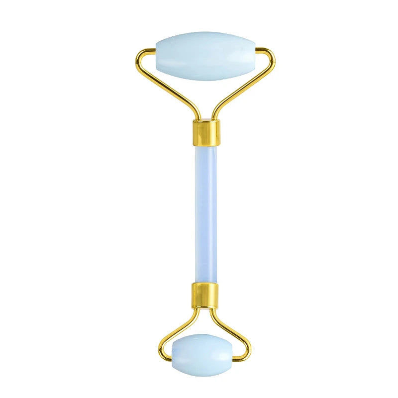Natural Jade Roller Face Lifting Massager Jade Facial Massager Scrapers for Face Neck Back Body Anti-Wrinkle Skin Care Tool