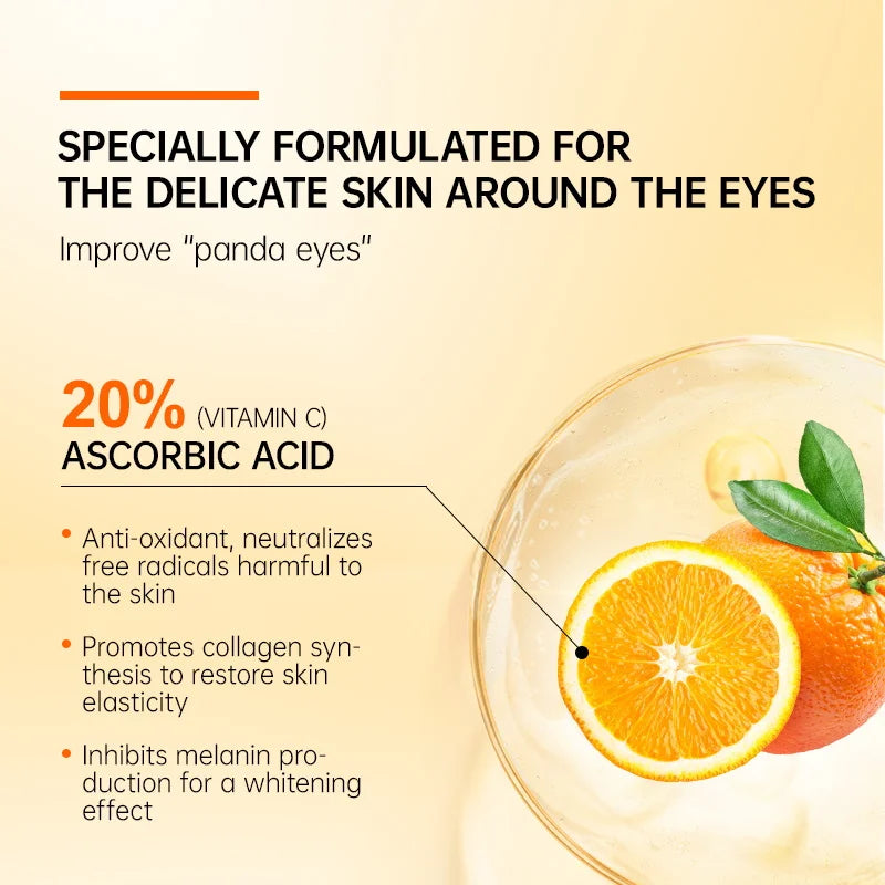 JoyPretty Vitamin C for Face Cream Whitening Dark Spots Removal Shrink Pore Serum Moisturizing Lighten Facial Skin Care Products