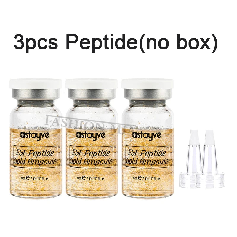 Stayve Peptide Gold Ampoule Skin Booster Crosslinked Hyaluronic Acid Facial Essence Whitening Moisturize Rejuvenating Skin Care