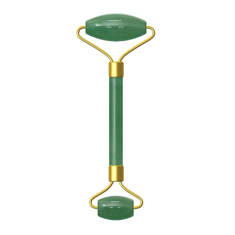 Natural Jade Roller Face Lifting Massager Jade Facial Massager Scrapers for Face Neck Back Body Anti-Wrinkle Skin Care Tool