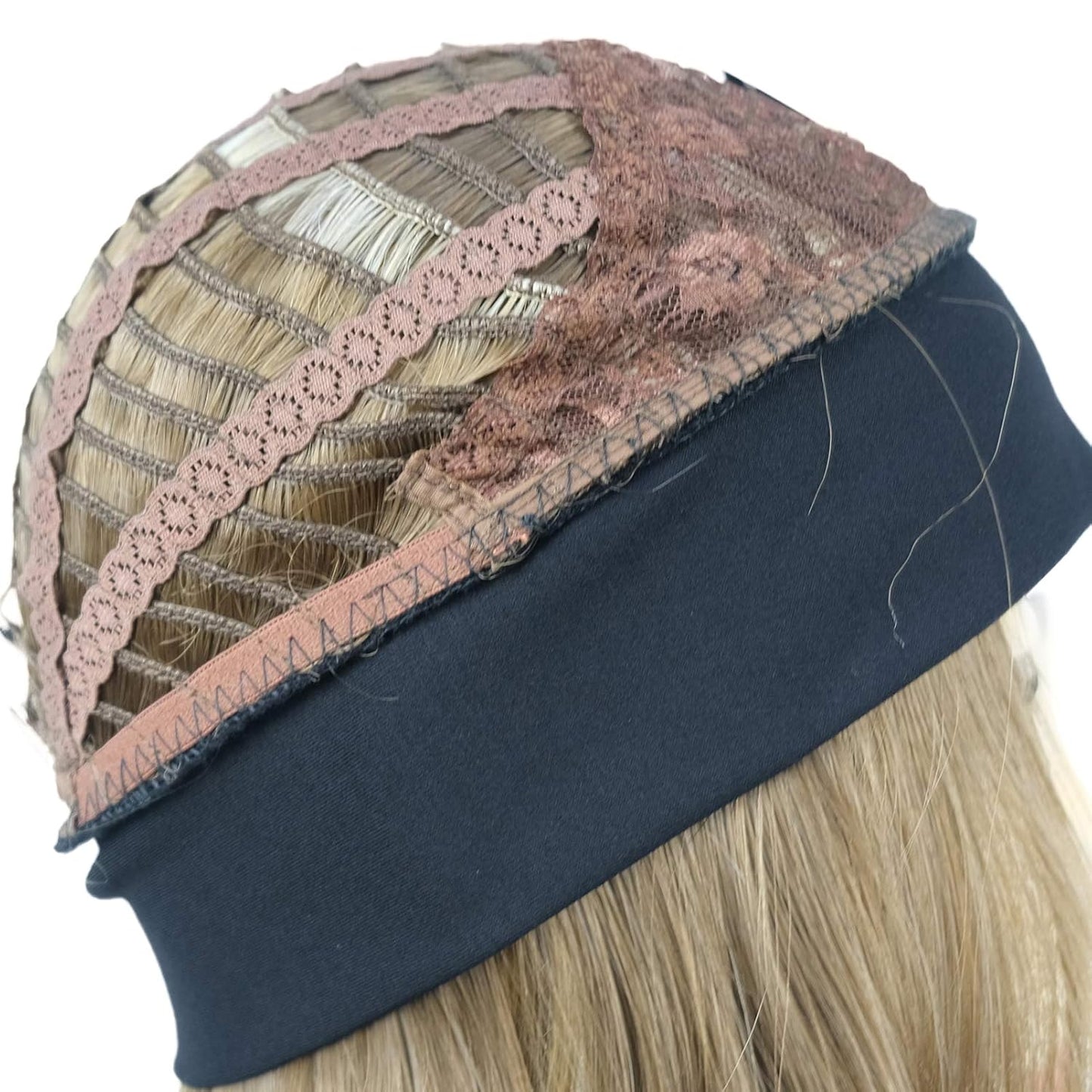 Long Straight Wave Headband Synthetic Wigs (12TT26 Brown Highlighted)
