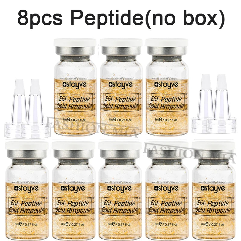 Stayve Peptide Gold Ampoule Skin Booster Crosslinked Hyaluronic Acid Facial Essence Whitening Moisturize Rejuvenating Skin Care