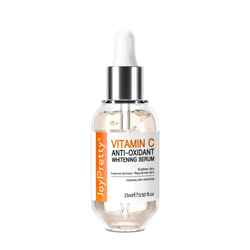 JoyPretty Vitamin C for Face Cream Whitening Dark Spots Removal Shrink Pore Serum Moisturizing Lighten Facial Skin Care Products