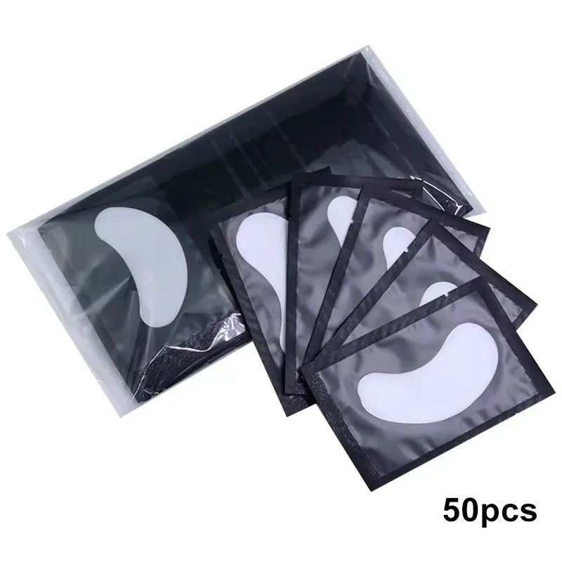 50 Pairs Eyelash Under Eye Patches Eye Pad Isolation Remove Hydrogel Eye Patch Sticker Gasket Eyelash Extension Makeup Tools