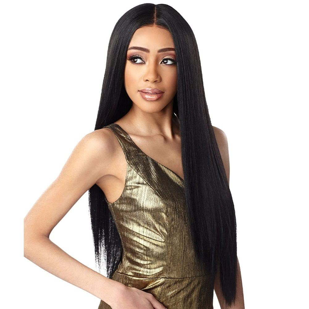 Butta Lace Wigs - Unit 18 Extra Wide 5 Inch Deep Parting Synthetic Preplucked Hairline Glueless Lacefront (T4/COPPER)