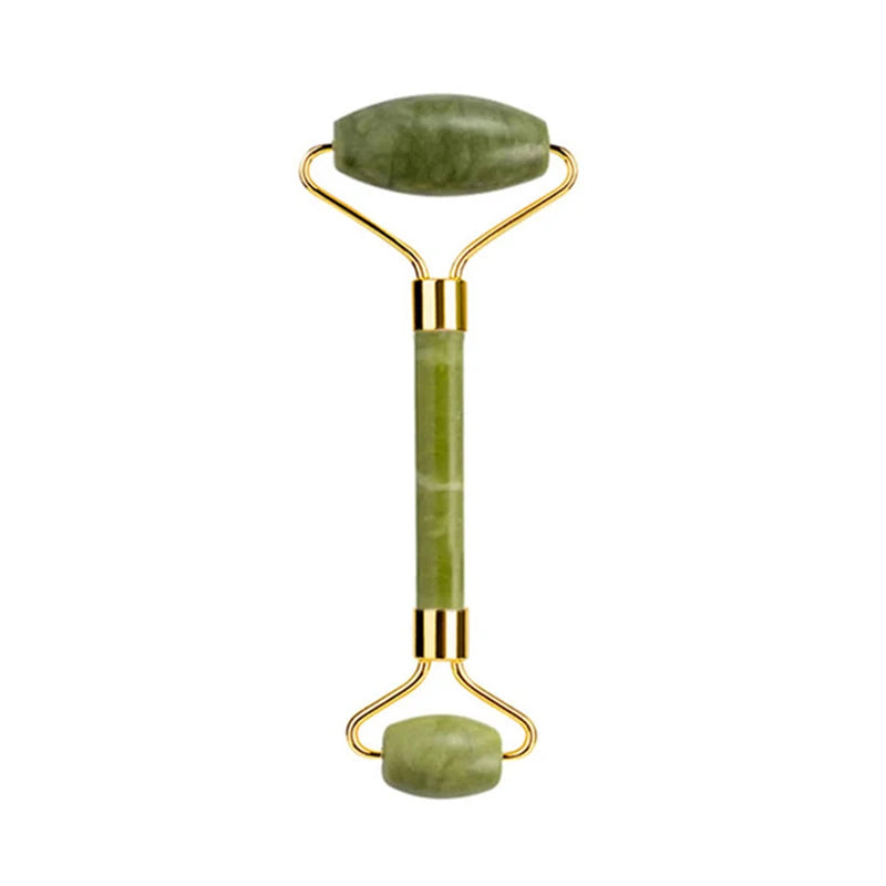 Natural Jade Roller Face Lifting Massager Jade Facial Massager Scrapers for Face Neck Back Body Anti-Wrinkle Skin Care Tool
