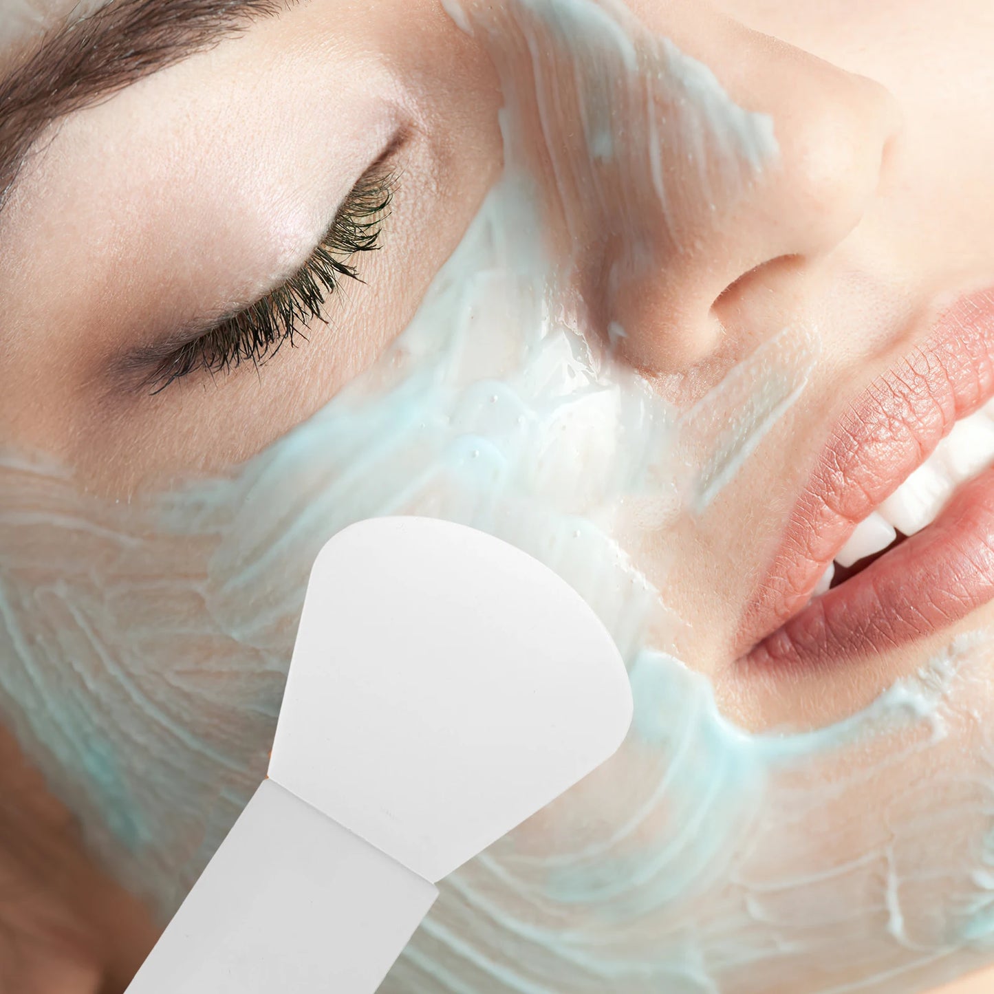 1 set 1 Set Silicone Face Mask Applicator Brush With Box Portable Mini Reusable Spatula Home Use Skincare Set