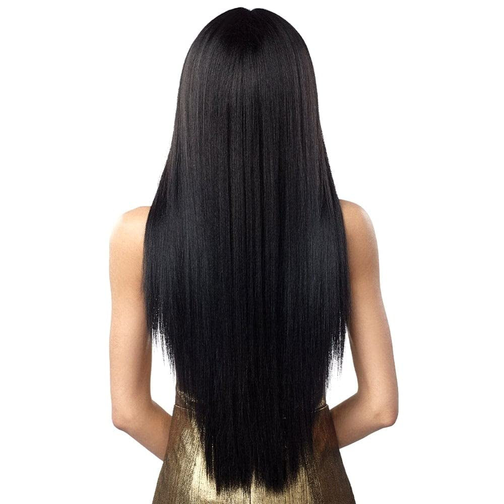 Butta Lace Wigs - Unit 18 Extra Wide 5 Inch Deep Parting Synthetic Preplucked Hairline Glueless Lacefront (T4/COPPER)
