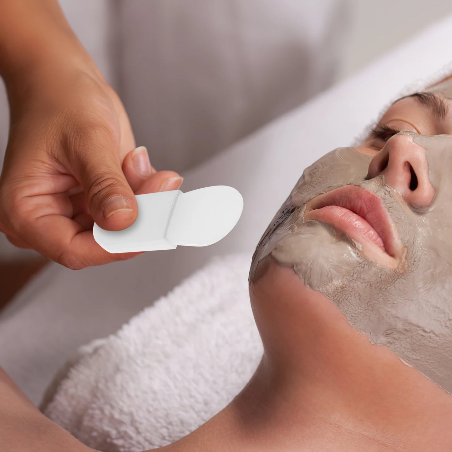 1 set 1 Set Silicone Face Mask Applicator Brush With Box Portable Mini Reusable Spatula Home Use Skincare Set