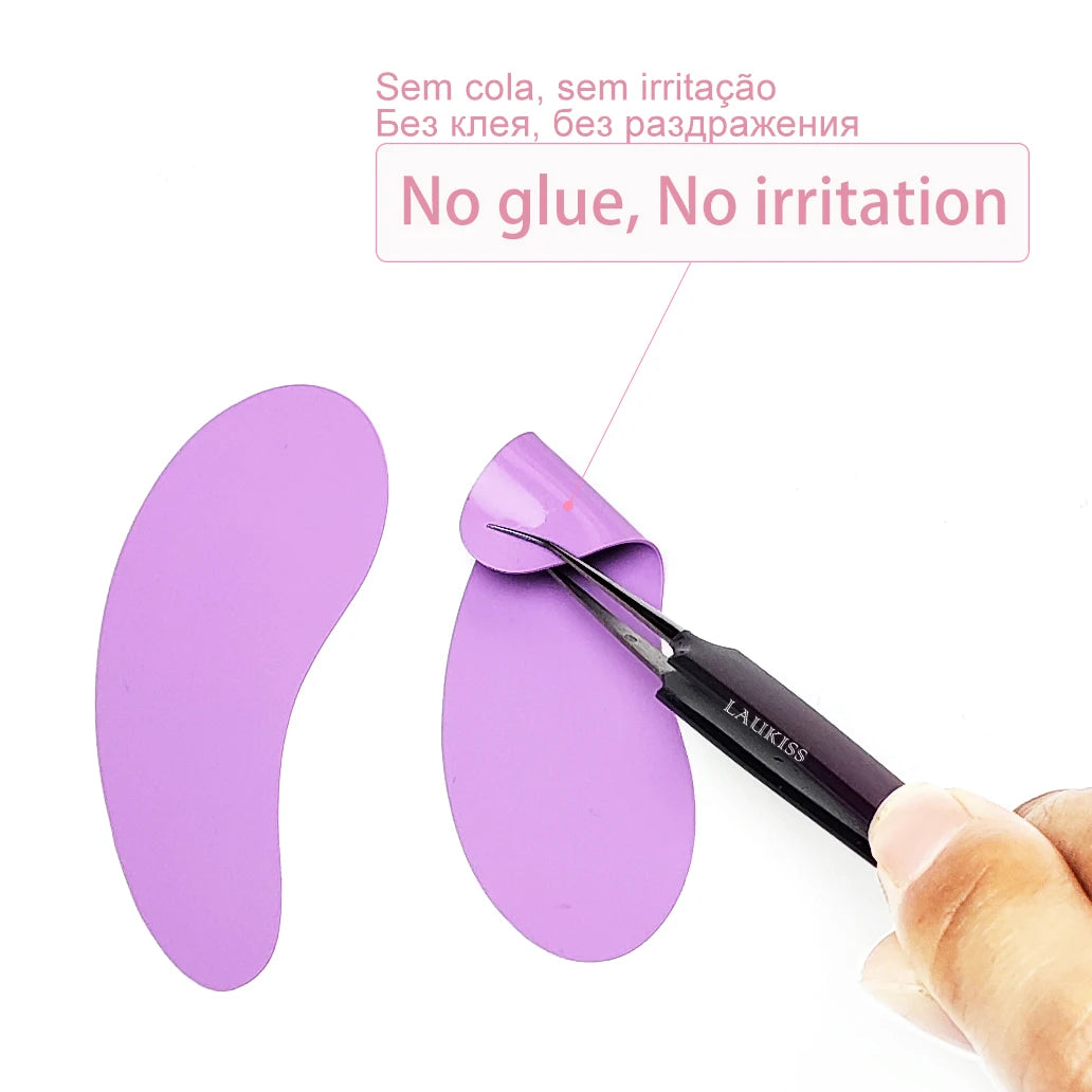 1Pair Reusable Eyelash Pads Silicone Stripe Lash Lift Eyelash Extension Eye Hydrogel Patches Under Eye Gel Patch Makeup Tools