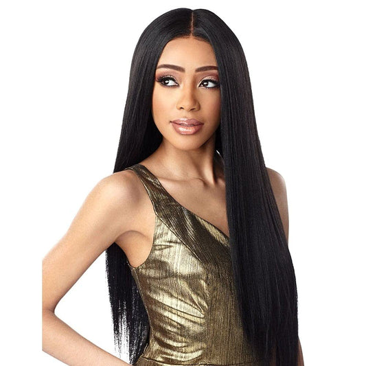 Butta Lace Wigs - Unit 18 Extra Wide 5 Inch Deep Parting Synthetic Preplucked Hairline Glueless Lacefront (T4/COPPER)